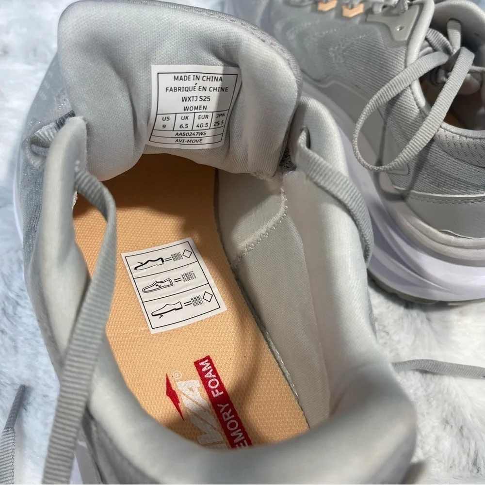 Avia Light Gray Women's Sneakers
